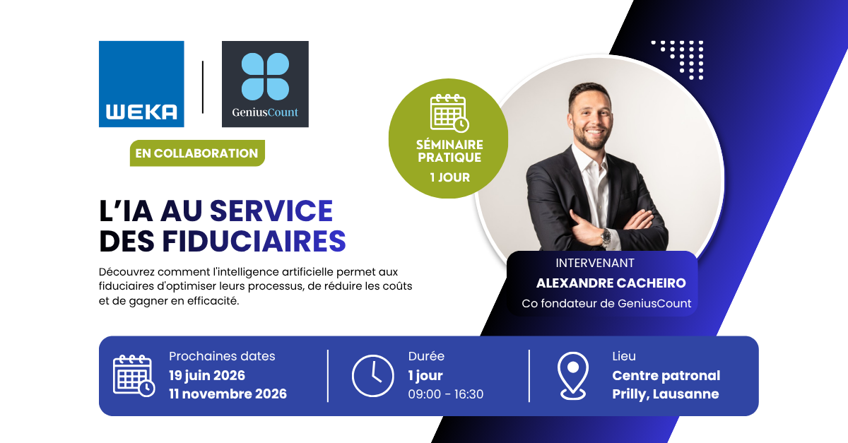 L’IA au service des fiduciaires - En collaboration avec WEKA